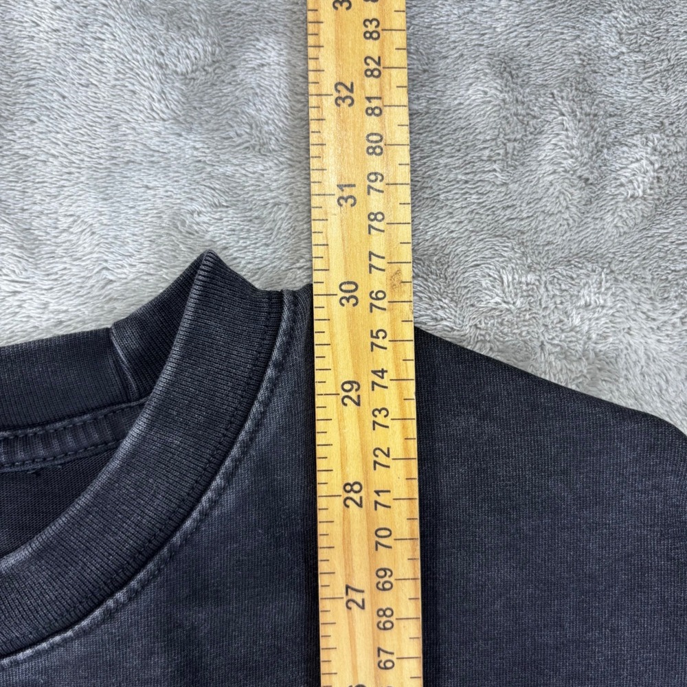 Laixton Graphic T-Shirt Mens XL Black Excellent Acid Wash Punk Rabbit Streetwear - Picture 6 of 6